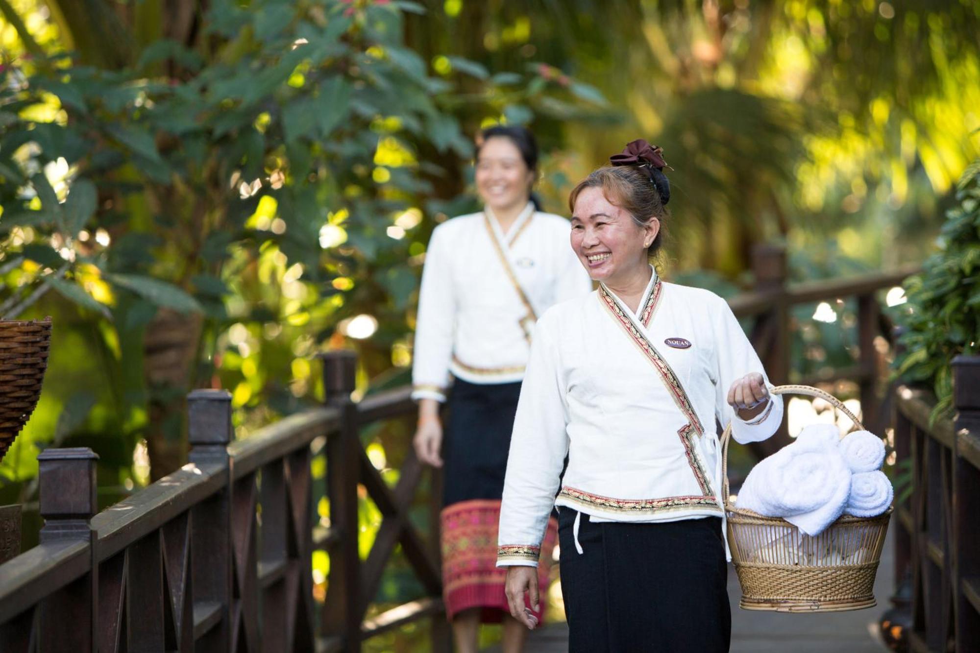 The Luang Say Lodge ปากแบ่ง ภายนอก รูปภาพ