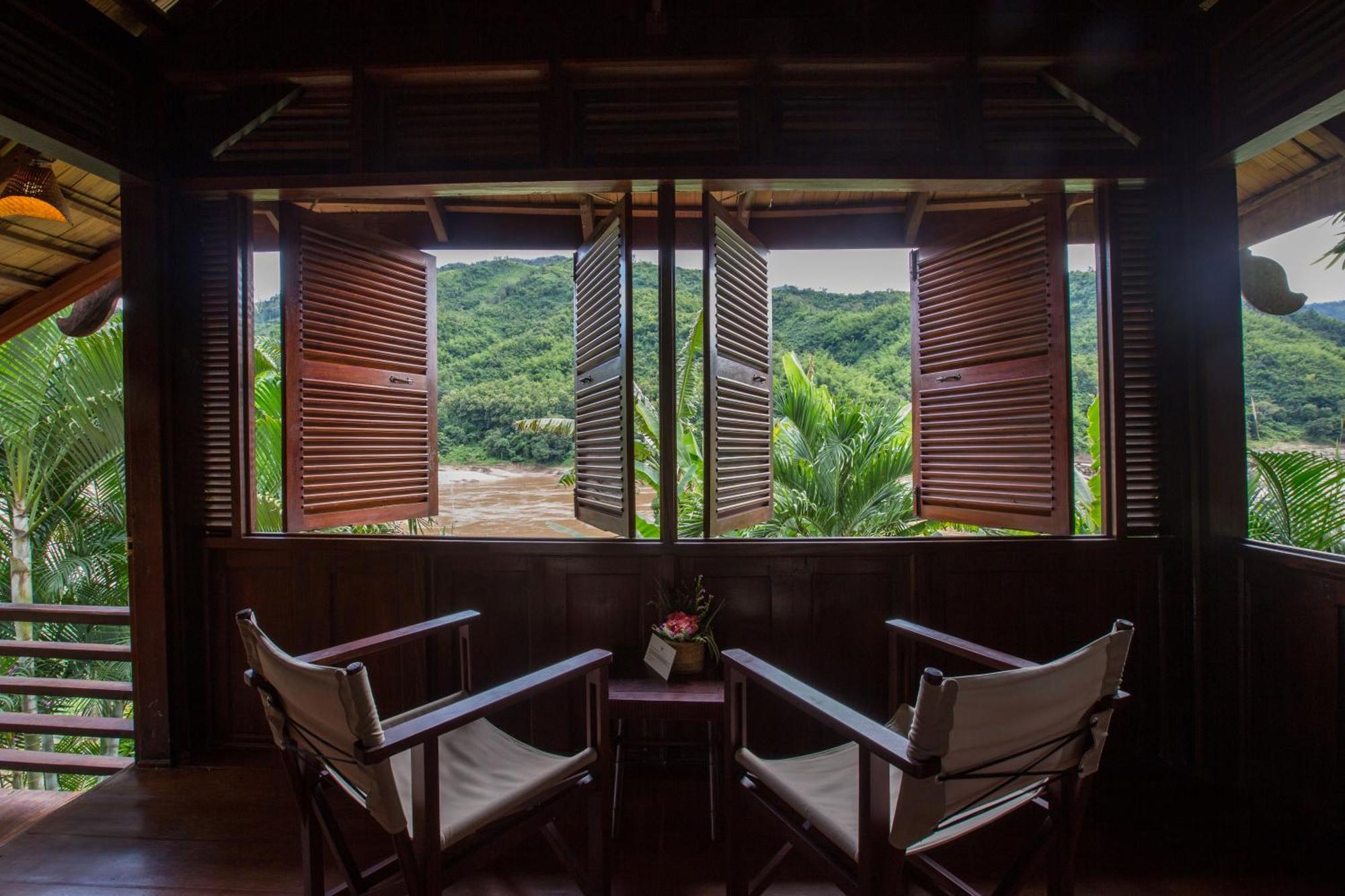 The Luang Say Lodge ปากแบ่ง ภายนอก รูปภาพ